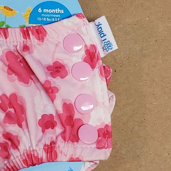 I-Play Swimsuit Diaper 6 Months Pink - Picture 4 of 6